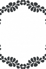 flourish decorative circle monogram frame free svg file