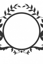 flourish monogram frame, floral decorative free svg file