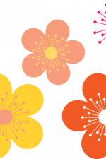 flower blooms bundle, decorative free svg file