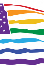 fluttering usa flag, american, lgbt pride free svg file
