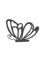Flying Butterfly, Decoration SVg File