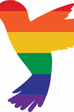 flying humming bird, lgbt pride free svg file