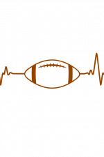 Football Ball Heartbeat Wave, Sport Free Svg File