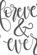 forever and ever, wedding free svg file