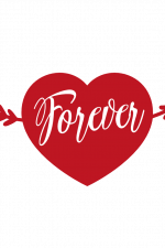 Forever, Arrow Heart, Valentine's Day Free Svg File