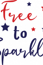 free to sparkle, 4th of july free svg file