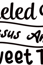 fueled by jesus and sweet tea, religious free svg file