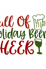 Full Of Holiday Beer Cheer Free Svg File