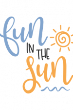 Fun In The Sun, Summer Free Svg File