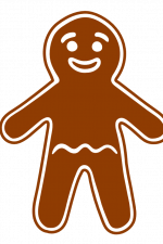 Ginger Bread Man, Christmas Free Svg File