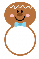 Ginger Bread Monogram, Christmas Free Svg File