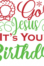 go jesus it's your birthday, wreaths, christmas free svg file
