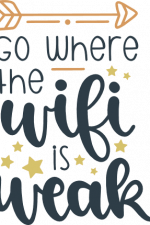 go where the wifi is weak, stars,
camping, camper t-shirt design free svg file