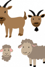 goat and sheep, farm animal free svg file