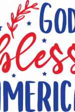 god bless america, 4th of july, patriotic free svg file