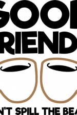 good friends don't spill the beans, cups, coffee lover free svg file