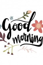 good morning, positive free svg file