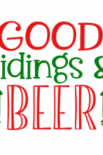 Good Tidings And Beer, Christmas Free Svg File
