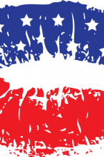 grunge, distressed american lips, 4th of july free svg file