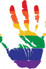 hand, palm print, lgbt pride free svg file