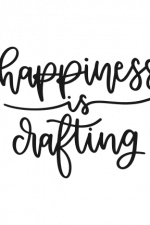 Happiness Is Crafting sign Free Svg File