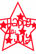 Happy 4th July, Stars, America Free Svg File