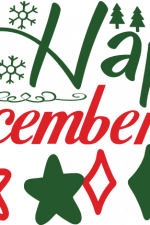 happy december, snowflakes, christmas free svg file