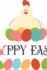 happy easter, chicken with eggs, bunny head free svg file