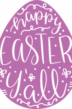 happy easter y'all, egg, spring free svg file