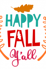 Happy Fall Y'all, Autumn Free Svg File