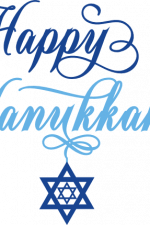 happy hanukkah, star of david symbol free svg file