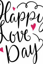 happy love day, valentine's day free svg file