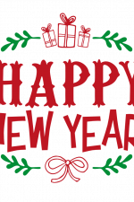Happy New Year, Holiday Free Svg File