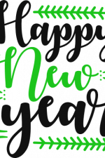 happy new year, holiday free svg file