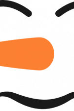 happy snowman face, winter free svg file