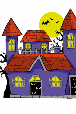 Haunted House, Horror scene, halloween Free Svg File