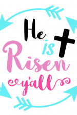 He Is Risen Y'all, Arrows, Religious, Easter Free Svg File