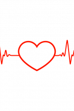 Heart and Heartbeat Wave, Love, Nurse Free Svg File