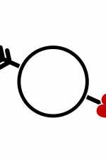 Heart Arrow Monogram, Valentine's Day Free Svg File