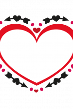 Heart Arrow Shape, Love Free Svg File