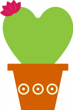 heart cactus, summer free svg file