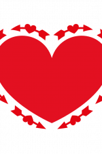Heart Shape Arrow, Love Free Svg File