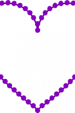 heart shape beads, decorative free svg file