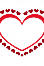 Heart Shape Monogram, Valentine's Day, love Free Svg File