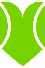heart shape tennis ball, sport free svg file