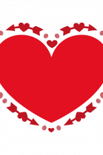 Heart Shape With Arrow, Valentine's Day, Love Free Svg File