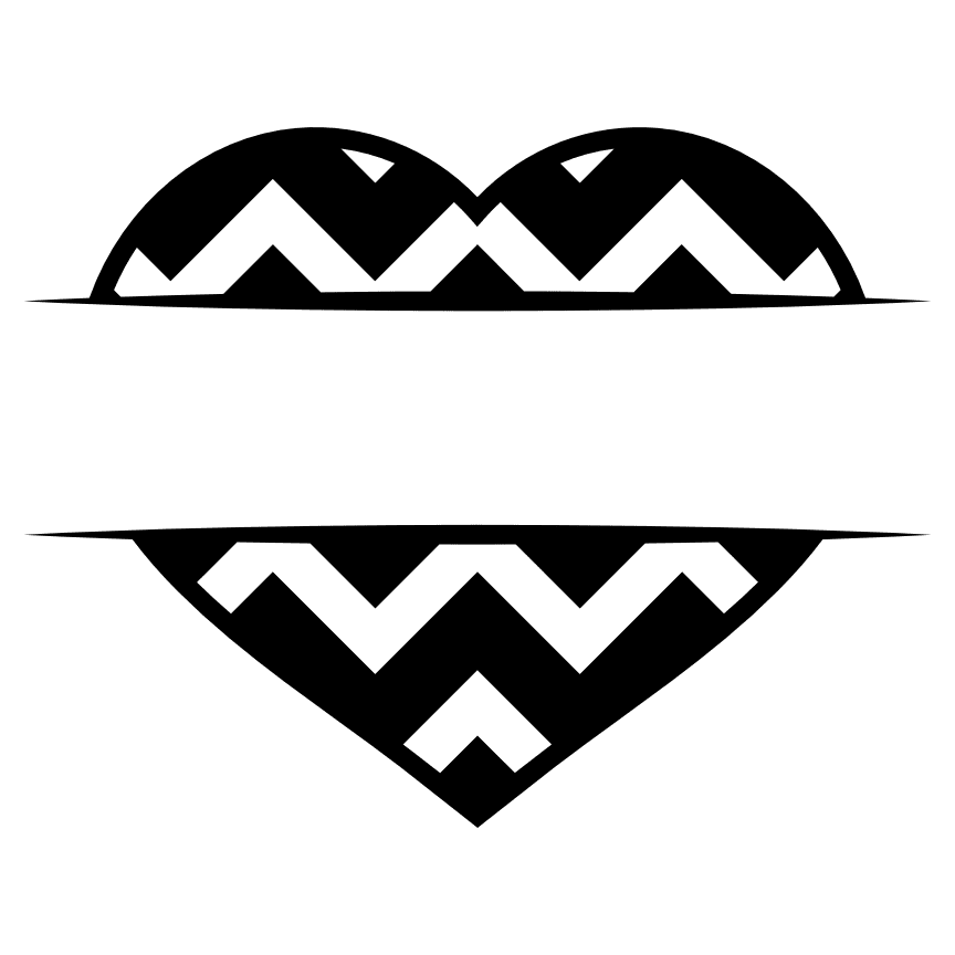 heart-split-text-frame-love-free-svg-file-SvgHeart.Com