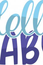 hello baby, new born onesie free svg file