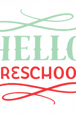 Hello Preschool Free Svg File