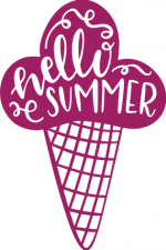hello summer, ice cream free svg file